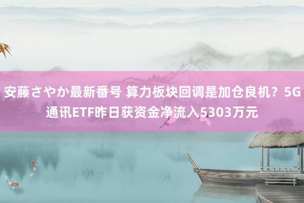 安藤さやか最新番号 算力板块回调是加仓良机？5G通讯ETF昨日获资金净流入5303万元