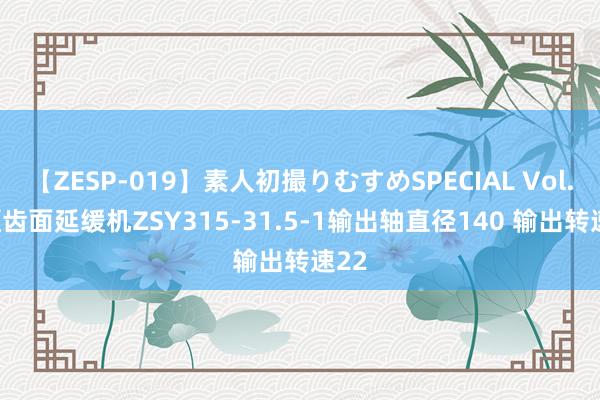 【ZESP-019】素人初撮りむすめSPECIAL Vol.3 硬齿面延缓机ZSY315-31.5-1输出轴直径140 输出转速22