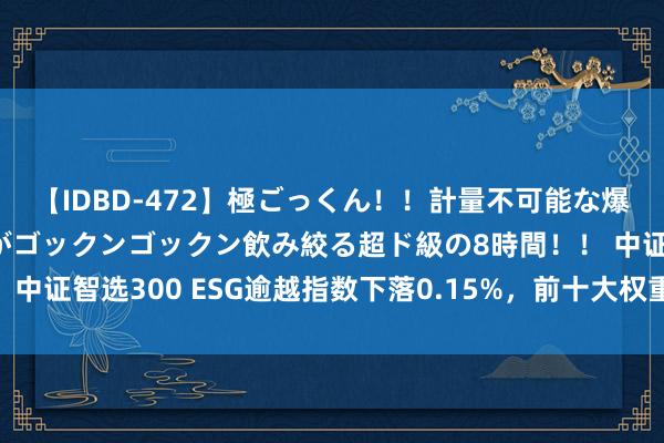 【IDBD-472】極ごっくん！！計量不可能な爆量ザーメンをS級女優がゴックンゴックン飲み絞る超ド級の8時間！！ 中证智选300 ESG逾越指数下落0.15%，前十大权重包含宁德时期等